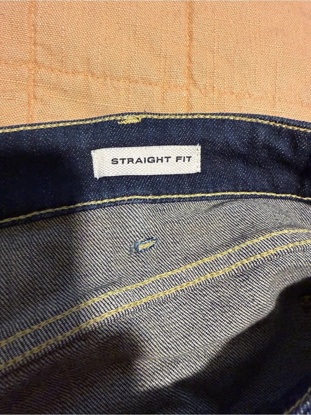 Men's Straight-Leg Jeans in Dark Blue